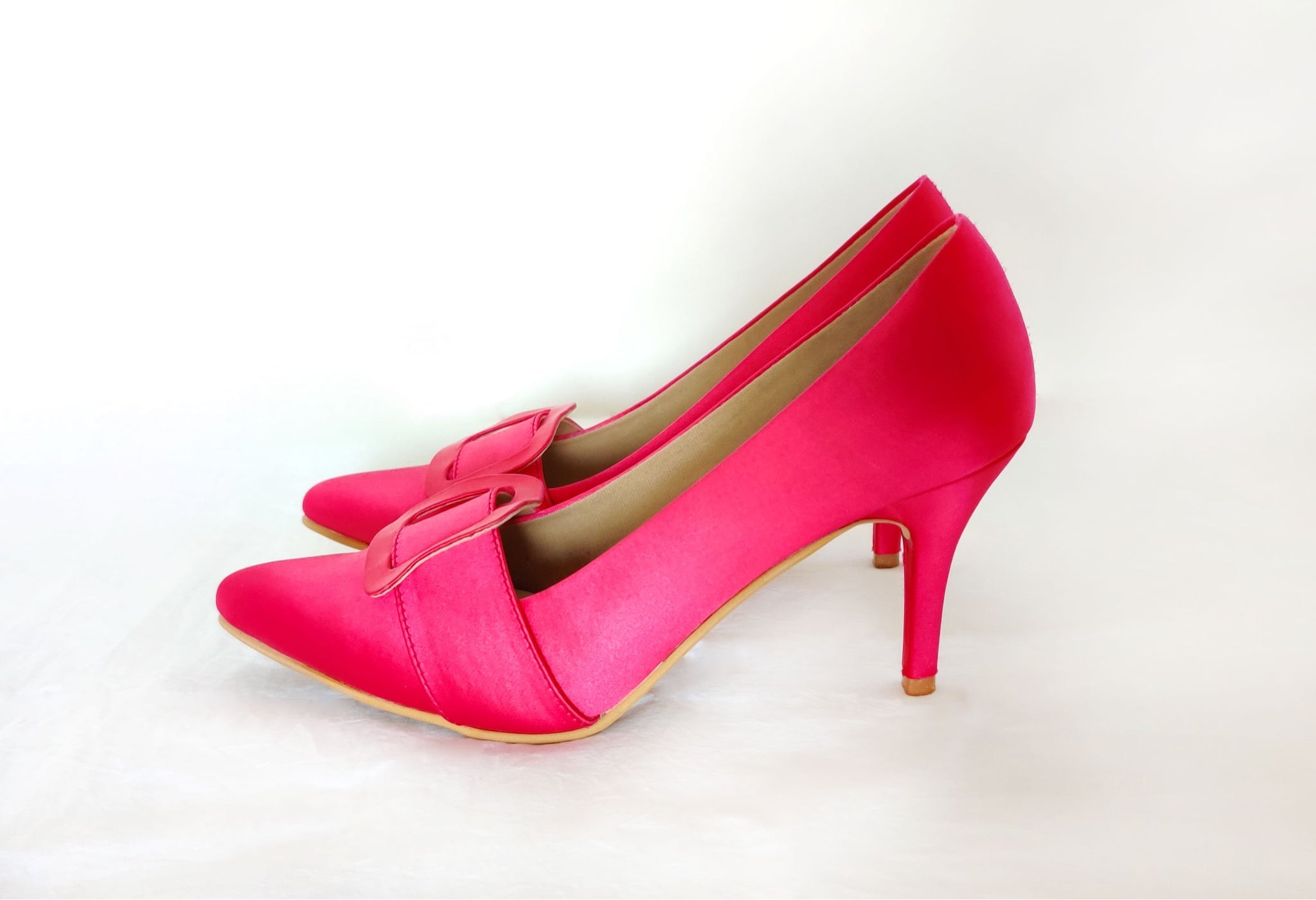 Fuschia pink stilettos best sale